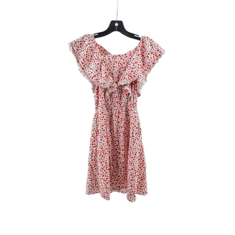 Old Navy Women's Sleeveless Orange White Floral Casual Dress Size XS - Picture 2 of 13